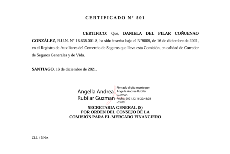 Registro CMF