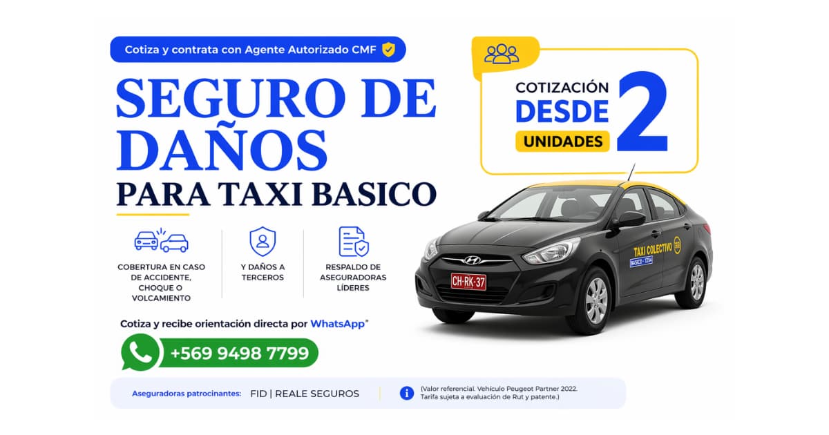 Seguro para taxi en chile 1